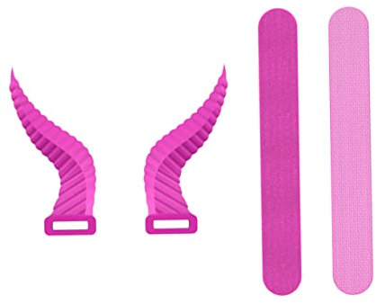 jojofuny 1 Paar Kopfhörer-Horn-Dekoration D? - Kopfh?reranhang Halloween- Cosplay- Requisiten kopfhörer zubehör Headset Accessories Kopfhöreraufsatz aus Silikon Cosplay-Hornaufsatz Dämon