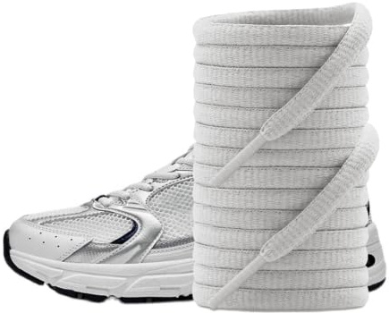 UamGlsob Cordones Ovales Planos para New Balance, Strings Bandas Delgadas de 6mm para Zapatillas y Running Tenis