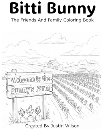 Bitti Bunny: The Friends And Family Coloring Book