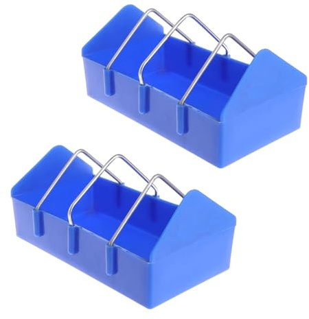 Oxxggkao Plastómero - Comederos para palomas para aves de corral, contenedor de platos, dispensador de alimentos para aves de corral, dispensador de alimentos para codornices, comederos para pájaros