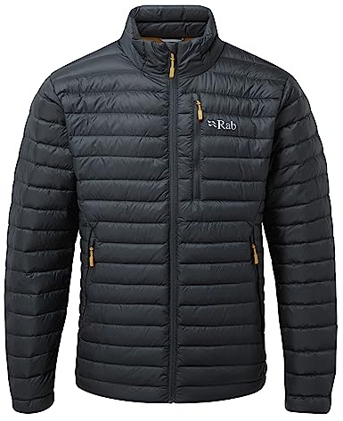 Rab Men's Microlight Down Jacket | 700-Fill, Packable Puffer Coat, for Hiking, Climbing, & Skiing