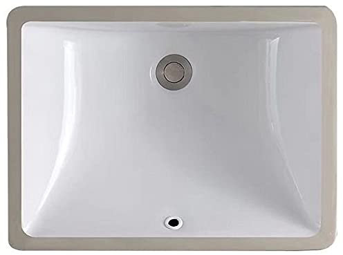 Rea ADELA LAVABO EMPOTRADO Lavabo de Baño 460 x 330 x 190 mm Cerámica (Blanco)