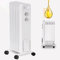 STAHLMANN Ölradiator ZR201 1500 Watt – Elektroheizung Energiesparend bis 30 qm Fläche – Heizung Elektrisch mit Thermostat und 3 Heizstufen – Elektrisches Heizgerät, Electric Heater Weiss