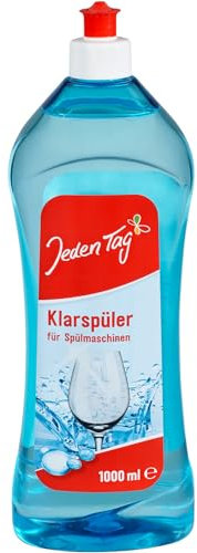 Jeden Tag Klarspüler für Spülmaschinen 1000ml | Saubere Pflege für strahlend sauberes Geschirr! (1er Pack)