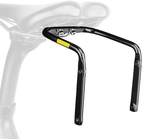 Generico Stabilizzatore per borsa da sella per bici - di supporto per borsa da sella, porta bottiglia d'acqua | Supporto-portapacchi Supporto per mensola stabilizzatore bici per bicicl