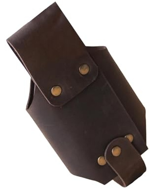 sodeber Porte-ceinture de bière porte-bouteille en cuir PU ceinture Portable bouteille de bière peut boire pour la fête en plein air peut boire