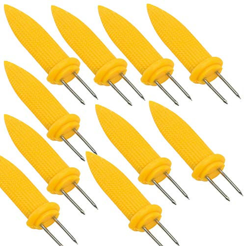 PAPSTAR 10 Stück Maiskolbenhalter für Maiskolben Maisspieße Grillen Spieße Stocher BBQ Grillzubehör