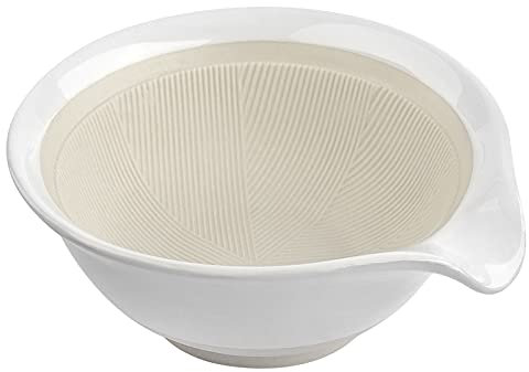 Linkidea Ciotola da barba in ceramica, tazza da barba con schiuma da barba per uomo, bocca larga, rasoio da barba bagnato, tazza da barba
