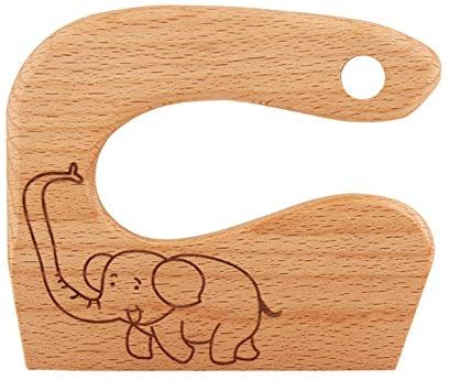 Montessori, coltello in legno per bambini per la cucina, coltelli sicuri per i bambini, coltello da cucina in legno per bambini, accessori per la cucina e la protezione