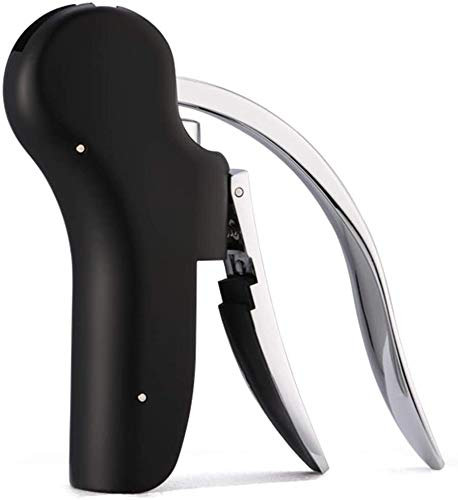 Abrebotellas Vin,Abridor de Vino Multiuso Abrebotellas Abridor Sacacorchos Sacacorchos Acero Inoxidable Home Deluxe Palanca Sacacorchos Abridor De Botellas Con Cortador De Papel De Aluminio Incorporad