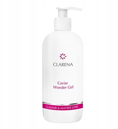 Clarena - Kaviar Duschgel für Körper und Hände 500 ml - Caviar Wonder Gel - Kaviar-Extrakt - Glycerin - Feuchtigkeitsgel - Tägliche Hautpflege - Duschgel