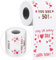 Clabby Lustige Streich-Toilettenpapier-Geburtstagsgeschenke für Frauen und Männer Lustiges Toilettenpapier zum Geburtstag Ideen Scherzgeschenk für Freunde Geburtstag Party Dekorationen(50. Geburtstag)
