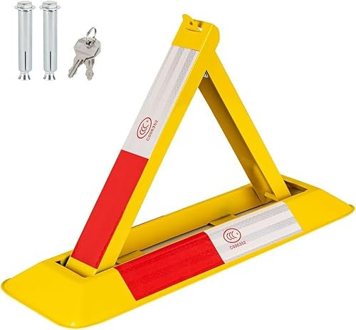 Barre de stationnement pliable, serrure de stationnement, bloc de stationnement verrouillable manuellement avec clé, serrure de stationnement privée pour centre commercial, hôtel, bureau, aéroport