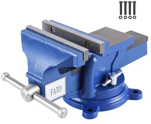 FATO 5â 360° Iron Light Duty Bench Vise, 2500LB
