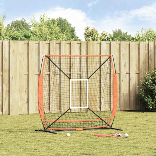 LoogCape Baseball-Übungsnetz 180 x 89,5 x 152,5 cm, tragbares Faltbares Netz für Training, Fangen und Werfen, Outdoor Sportausrüstung für Kinder, Jugendliche und Erwachsene