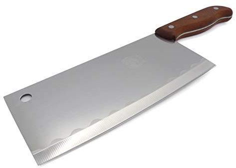 Starlet24® 33cm Chinesisches Küchenmesser Hackmesser Küchenbeil Kochmesser Messer Hackbeil Beil