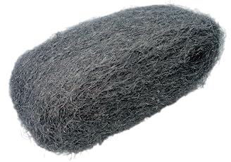 Nespoli Lana de Acero para Lijar, 000, Grano Extra Fino, 200 g, para Acabados, Aplicar en Madera y Pulir Ceras, Realizar Patinas o dar Brillo a Metales sin Rayar