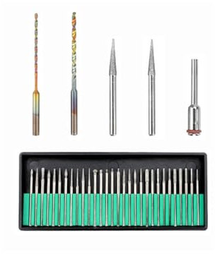 Elektrisches Gravierwerkzeugsatz, USB Wiederaufladbarer Mini DIY Gravierstift, Kabelloses Gravierer Drehwerkzeug für Schnitzen von Glas, Holz, Metall, Stein, Plastik, Schmuck (Bits)