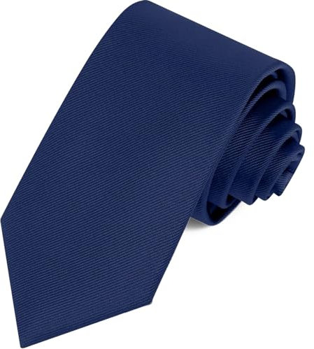 KUOGAS Krawatten für Herren, Klassische Schmale Krawatte Blau 8 cm,Tie, Elegant Hochzeit Krawatte für Büro oder Festliche Veranstaltunge