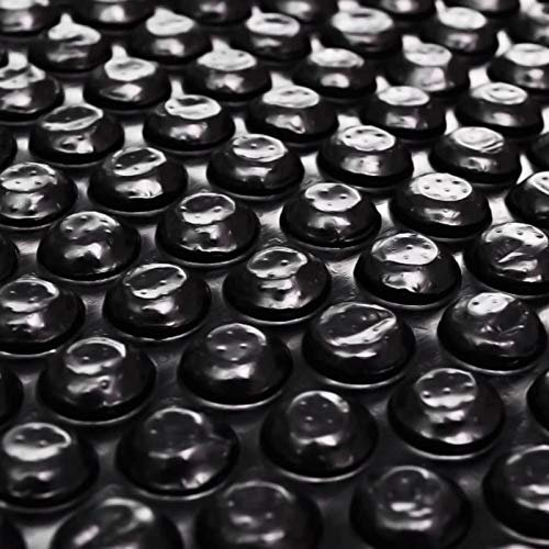 Kavolet Film solaire pour piscine, rectangulaire, 549 x 274 cm, bâche solaire flottante, chauffage de piscine, film en polyéthylène puissant, noir