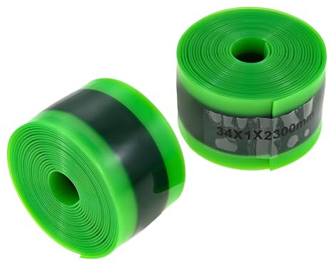 Bike Tyre Liner, Bike Inner Tube Protector,2 Rolls Anti-puncture Proof Belt Tyre Tape Boom, Bicycle Tube Flat Protector Compatible with 12 16 18 20 24 26 27.5 29