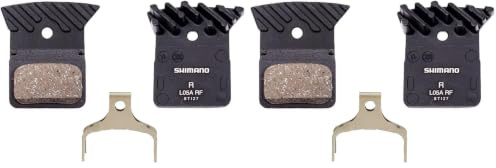 Shimano L05A-RF Resin Disc Brake Pads - With Cooling Fins, Black