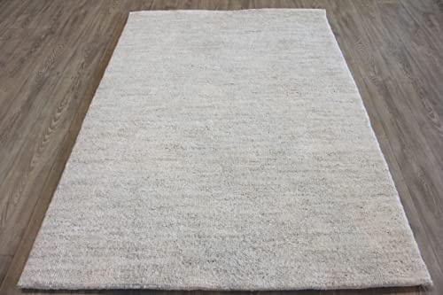 Original Berber Teppich 2 meliert 15/15 S (ca. 45.000 Florfäden/m2), handgeknüpft in Marokko, Material: 100% Schurwolle. (60 x 90 cm)