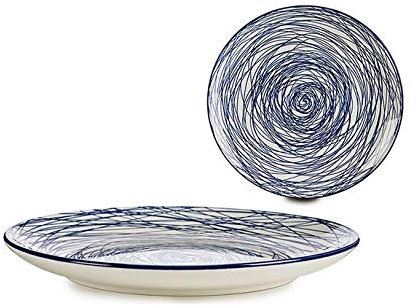 Bigbuy Home S3605162 Plato Llano Porcelana Diámetro 24 cm