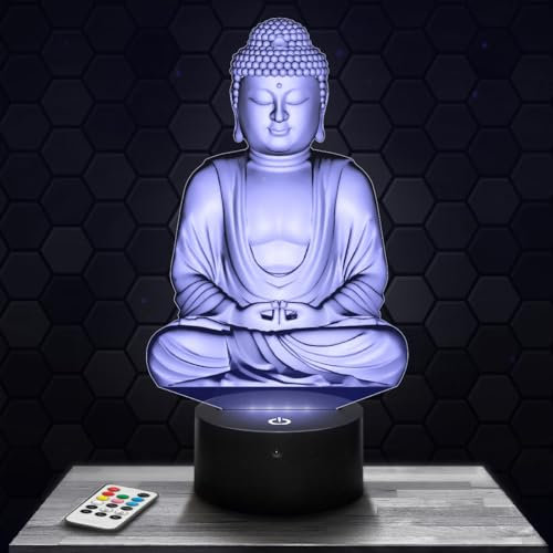 Nachttischlampe Buddha Thai Religion deko Meditation Yoga Entspannung Zen. Geschenkidee Mann Frau objekt Buddha Thai Religion Nachtlicht Erwachsene deko Zimmer. Weihnachten TOP