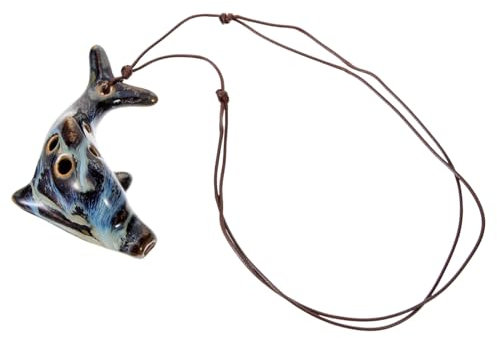 BESTonZON Keramik-okarina Klein Okarina Chinesischer Stil Für Anfänger Junge Mädchen Tragbar