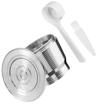 JINPIAOPIAO 304 Stainless Steel Reusable Coffee Pods with Precisions Filter for Enhances Flavor and Sustainable Homes Brewing