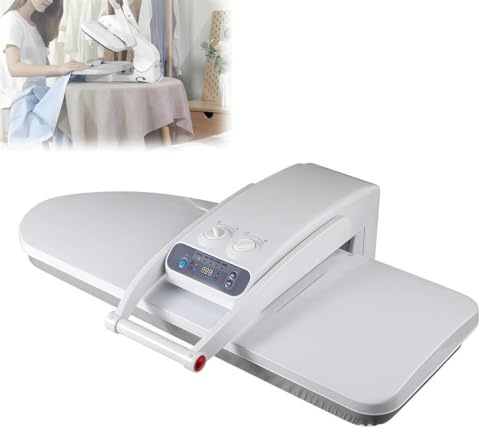 Prensa de planchado a vapor con control de temperatura y función de ráfaga de vapor, pantalla LED para un uso fácil, adecuada para todos los tejidos