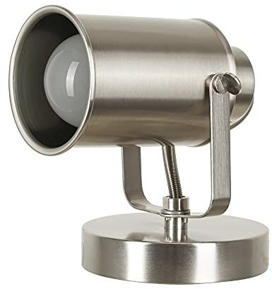 Catalina Lighting Modern Multipurpose Spotlight Desk or Wall Mount Accent Lamp, 6, Brushed Nickel, Pack of 1