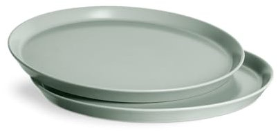SPRINGLANE Teller Ø 27cm, 2er-Set Sweet Scandi aus Keramik, Mint, Spülmaschinengeeignet, Backofen- und mikrowellenfest