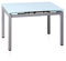 duehome | Mesa de Cocina Extensible, Mesa Comedor Extensible, Mesa salón o Cocina, Modelo Chef, Acabado en Gris y Blanco, Medidas: 100-170 cm (Largo) x 70 cm (Ancho) x 75 cm (Alto)
