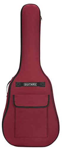 Wedhapy Estuche para Guitarra acústica Estuche para Guitarra Bolsa para Guitarra para 40/41 Pulgadas Tela Oxford 600d Bolsa para Guitarra Ajustable Mochila para Guitarra Suave Impermeable con asa