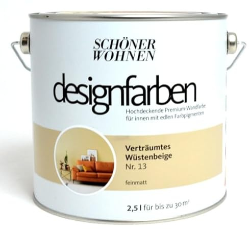 Designfarbe Verträumtes Wüstenbeige feinmatt 2,5 l