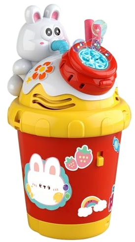 Generisch 2026 Gobelet à bulles pour enfants à partir de 3 ans, avec 1 bouteille de solution, pour enfants à partir de 3 ans, fête, été, jeux de plein air, anniversaire (rouge, 13 x 20 cm)