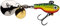 Berkley Pulse Spintail Perch Barsch Angelköder, Firetiger, 7.5 cm | 21 g