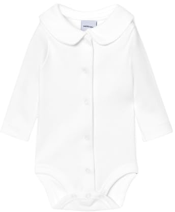 BABIDU Body bébé 100% coton à manches longues, body nouveau-né, body à col en V avec ouverture sur le devant, tissu respirant hypoallergénique pour peaux sensibles, vêtements d'hiver unisexes