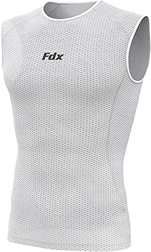 FDX Cool Mesh Base Layer Top Sleeveless Compression Sports Vest | Stay fresh and comfortable with breathable mesh fabric, lightweight compression support and anti-odour for every workout.