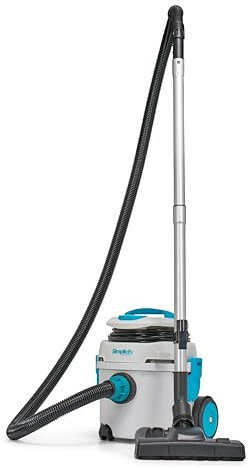 Simplicity Vacuums SV1 Cylinder Vacuum Cleaner - Lightweight, Heavy Duty, HEPA 13 Filtration, Large Capacity, Durable with Crevice Tool & Dusting Brush - Ideal Small Vacuum for Home Use