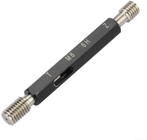 Gewindelehre, Stahlgewindelehre Messung von Innengewinden M8 x 1,25 zur Messung von Innengewinden mit konischem Schaft unter 100 mm