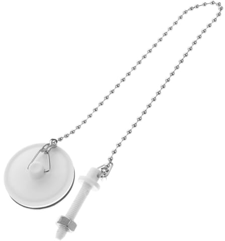 AKOOSY Tapón de Desagüe para Bañera Inoxidable con Cadena Práctico y Resistente para Baño y Cocina Fácil de Limpiar y Extraer Accesorio Versátil para Fregadero y Bañera