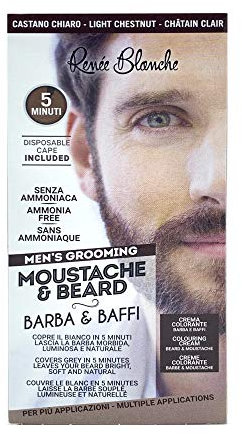 Renée Blanche colorazione Barba e baffi Men’s Grooming, Castano chiaro