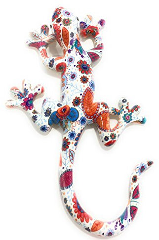 ambiance sud, décoration résine Salamandre Petit modèle B, Environ 18x12cm