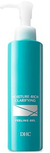 DHC Moisture-Rich Clarifying Peeling Gel, Innovative Exfoliator, Hydrating, Skin Turnover, Fragrance and Colorant Free, Ideal for All Skin Types, 4.9 oz. Net wt.