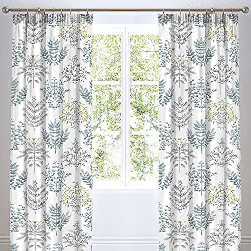 Dreams & Drapes - Emily - Pair of Pencil Pleat Curtains - 66 Width x 72 Drop (168 x 183cm) in Duck Egg