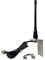 UAYESOK Base de antena marina VHF de goma de 156-163 MHz con cable RG-58 de 5 m, conector PL259 con soporte en L de acero inoxidable y pernos en U