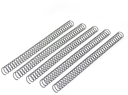 RAYSON Drahtspulen, 90 Blatt, 3:1 Teilung, 14,3 mm, Schwarz, A4, Packung mit 100 Stück